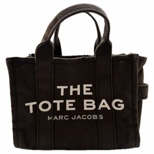 Marc Jacobs Black Canvas Tote Bag